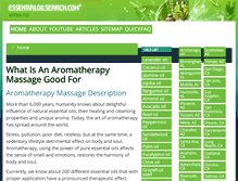 Tablet Screenshot of essentialoilsearch.com
